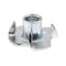 Prime-Line T-Nut, 4 Prongs, M6-1.0, Steel, Zinc Plated, 9 mm Barrel Ht, 10 PK 9078847 - alternate 1